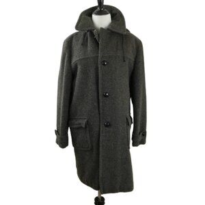 Loden King Wool Hooded Coat 36